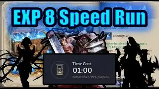 EXP Raid Stage 8 Speed Run with Cerberus | 1 minute | Watcher of Realms