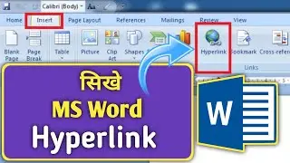 Hyperlink in MS Word | MS Word Hyperlink | MS Word class