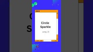 Sparkling ellipse using Javascript #new #frontenddeveloper #trending #viral #instagram #javascript