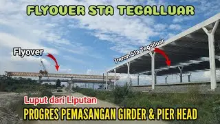NGEBUT...‼️FLY OVER STA TEGALLUAR DIKERJAKAN PARALEL DENGAN UJI EMU CIT 🇮🇩