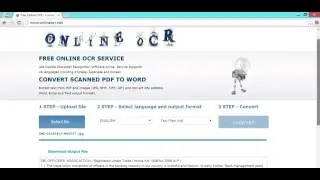 How to do OCR  online, without any application or software