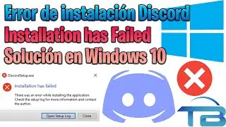 ERROR al INSTALAR DISCORD EN WINDOWS 2020 ► SOLUCIONAR INSTALLATION HAS FAILED EN APLICACIÓN DISCORD