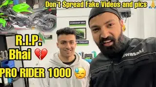 Pro Rider 1000 Died in a Accident on Yamuna Expressway 🤯 || Don’t Spread Fake Videos and Pics 🙏