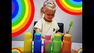 Цветная пена/ Детский опыт и эксперимент/ Челлендж