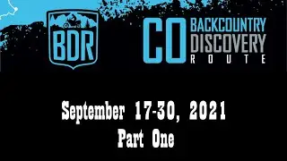 COBDR - part one