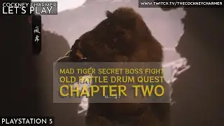 Black Myth: Wukong - Mad Tiger Secret Boss Fight - Old Rattle Drum Quest│PS5│UK│