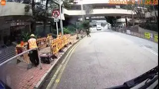Worker try to extinguish a co worker on fire with a bucket of fuel