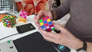 Purple cube with pink internals (again) - Gan 356X Infinity 😍