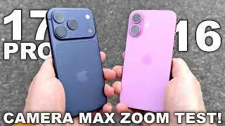 iPhone 17 Pro vs iPhone 16 Camera Test! Zoom Comparison!