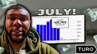 My Turo Earnings For July 2023!! (Must Watch)