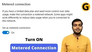 How To Turn On Metered Connection in Windows 10