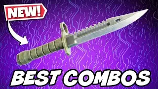 BEST COMBOS FOR *NEW* LEON'S COMBAT KNIFE PICKAXE (RACCOON CITY SURVIVORS BUNDLE)! - Fortnite