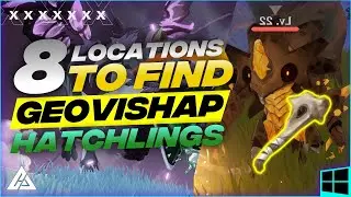 8 LOCATIONS WHERE YOU CAN FIND GEOVISHAP HATCHLING - GENSHIN IMPACT | CG GAMEPLAY