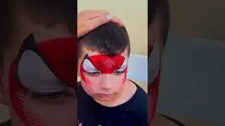 Spider-Man #facepainting #facepaintingtutorial #shorts