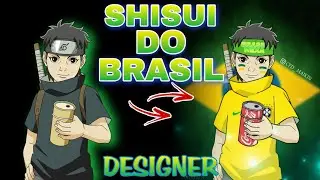 Editando shisui do Brasil #copadomundo #copadobrasil #designer #ibispaint #anime #naruto
