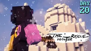 I Survived 20 Days in This FROZEN Minecraft Wasteland!