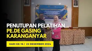 Pelatihan Karanganyar PEDE: Penutupan