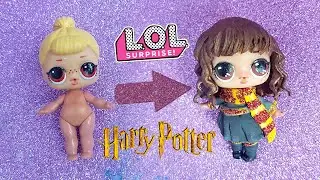 La fake LOL Surprise diventa HERMIONE GRANGER di Harry Potter ✨[Tutorial DIY Custom Doll]
