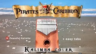 He's a pirate _ Pirates of the Caribbean Kalimba tutorial with easy tabs 🌊🎶