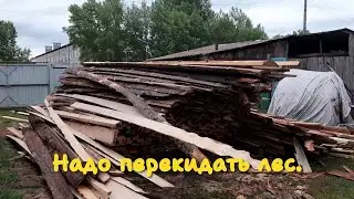 Пока я ездила в город мама купила машину леса.