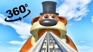 Freddy Fazbear Ur Ur Ur Roller Coaster: A VR 360° Experience!