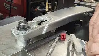 kx85 swingarm chain adjuster thread repair part 2. Final