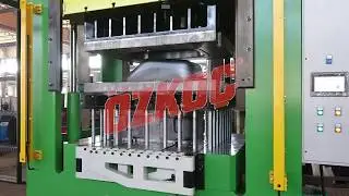 Wheelbarrow production - Özkoç 400 Ton Hydraulic Deep Drawing Press with Quick Mold Change System