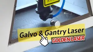 Galvo & gantry laser engraving cutting machine for leather and acrylic - Golden Laser