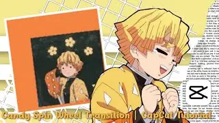 Candy Spin Wheel Transition | CapCut Tutorial
