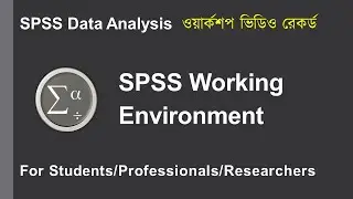 SPSS Bangla Tutorial 👉 Getting Familiar with the SPSS Working Environment