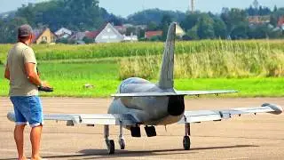 XXXL 80KG L-39 ALBATROS RC TURBINE JET FLIGHT DEMONSTRATION