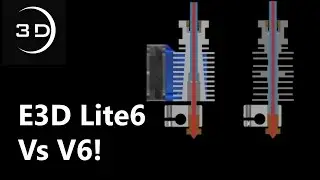 E3D Lite6 vs E3D V6 Hotend PLA Showdown