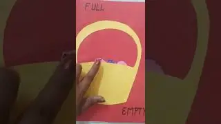 Opposite words T.L.M || opposite words project || T.l.m. for teachers on opposite words || kids work