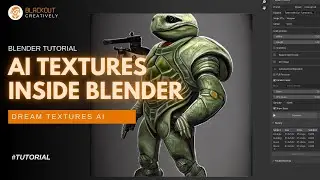 FINALLY! AI Textures DIRECTLY in BLENDER | How-To Install & Use Dream Textures AI Plugin