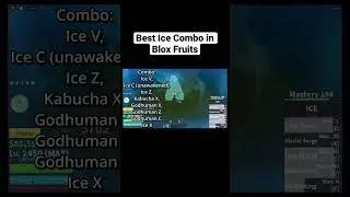 Best Ice Combo in Blox Fruits #bloxfruits #roblox #shorts