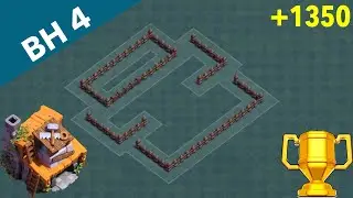 New Builder Hall 4 Base |•| Clash of Clans