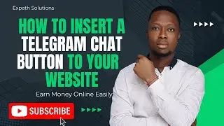 How To Insert a Telegram Chat Button to Your Website | Easy Tutorial