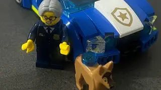 LEGO Police Patrol with K9 Unit#LEGO #Police #K9Unit #PoliceCar #LEGOCity #Toy #Minifigure#PoliceDog