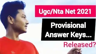 Ugc Net Provisional Answer Keys 2021  /  Nta Net Exam 2021 Provisional Answer Keys 2021 Released???
