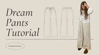 Lane Pants Sewing Tutorial | Beginner Pattern | Sew A Long | Cargo Pants