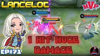 Lancelot Gameplay | 1 HIT Huge Damage | Mobile Legends Bang Bang