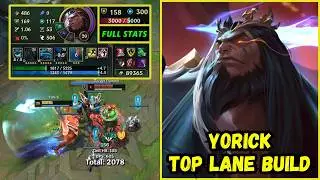 YORICK TOP LANE TANK HP AD BUILD - PATCH 26.11 - LEAGUE OF LEGENDS