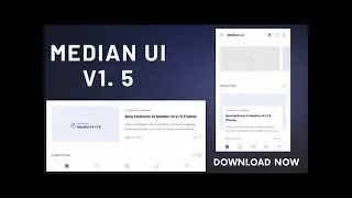 Download Median UI v1.5 template (Original) for free | Free Premium Template for Blogger