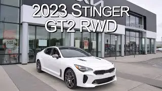 New 2023 KIA Stinger GT2 RWD Red Interior|Parkside Kia