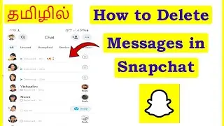 How to Delete Messages in Snapchat Tamil | VividTech