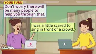 Borrowing school supplies | English Speaking Practice