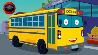 School Bus Vehicle Cartoon Videos  & Cartoon Show for Toddlers