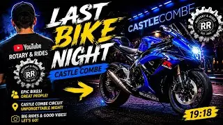 The Last Epic 2024 Motorcycle Bike Night Meet At Castle Combe Circuit!