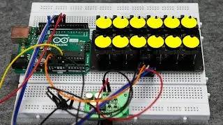 2x6 Flip disc Display & Arduino Uno