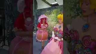 I think your friend's cute too 🥹💓👉👈 #princesspeach #toadette #mario #princesspeachdress #princess